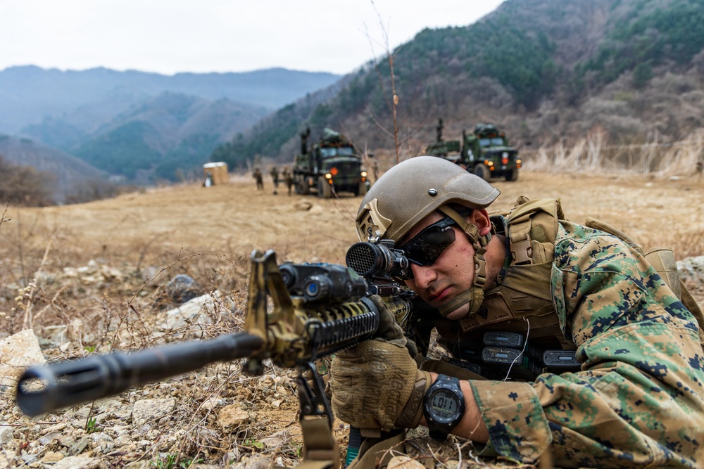 U.S. Marines with 3/12 Conduct HIMARS Live-Fire Range
