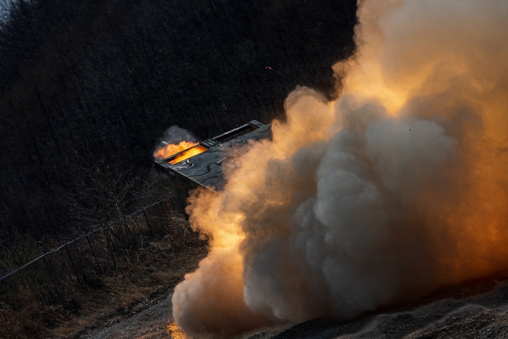 U.S. Marines with 3/12 Conduct HIMARS Live-Fire Range