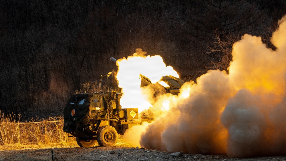 U.S. Marines with 3/12 Conduct HIMARS Live-Fire Range