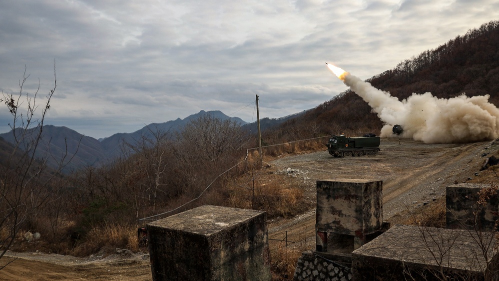 U.S. Marines with 3/12 Conduct HIMARS Live-Fire Range