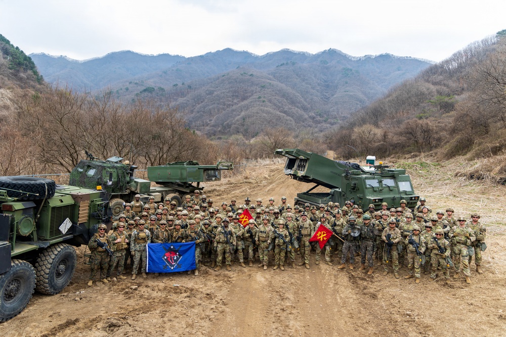 U.S. Marines with 3/12 Conduct HIMARS Live-Fire Range
