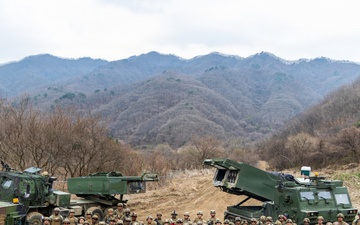U.S. Marines with 3/12 Conduct HIMARS Live-Fire Range