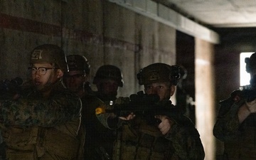 U.S. Marines Conduct Urban Operations Training on Camp Rodriguez