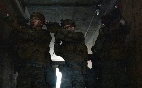 U.S. Marines Conduct Urban Operations Training on Camp Rodriguez