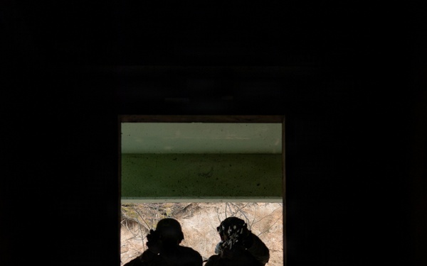 U.S. Marines Conduct Urban Operations Training on Camp Rodriguez