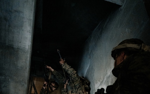 U.S. Marines Conduct Urban Operations Training on Camp Rodriguez