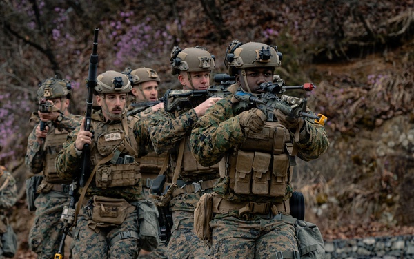 U.S. Marines Conduct Urban Operations Training on Camp Rodriguez
