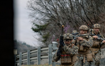 U.S. Marines Conduct Urban Operations Training on Camp Rodriguez