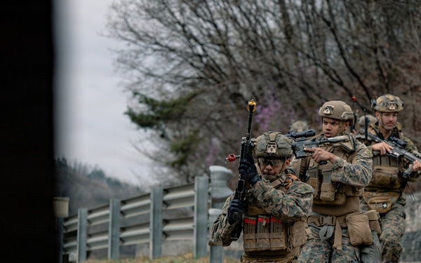 U.S. Marines Conduct Urban Operations Training on Camp Rodriguez