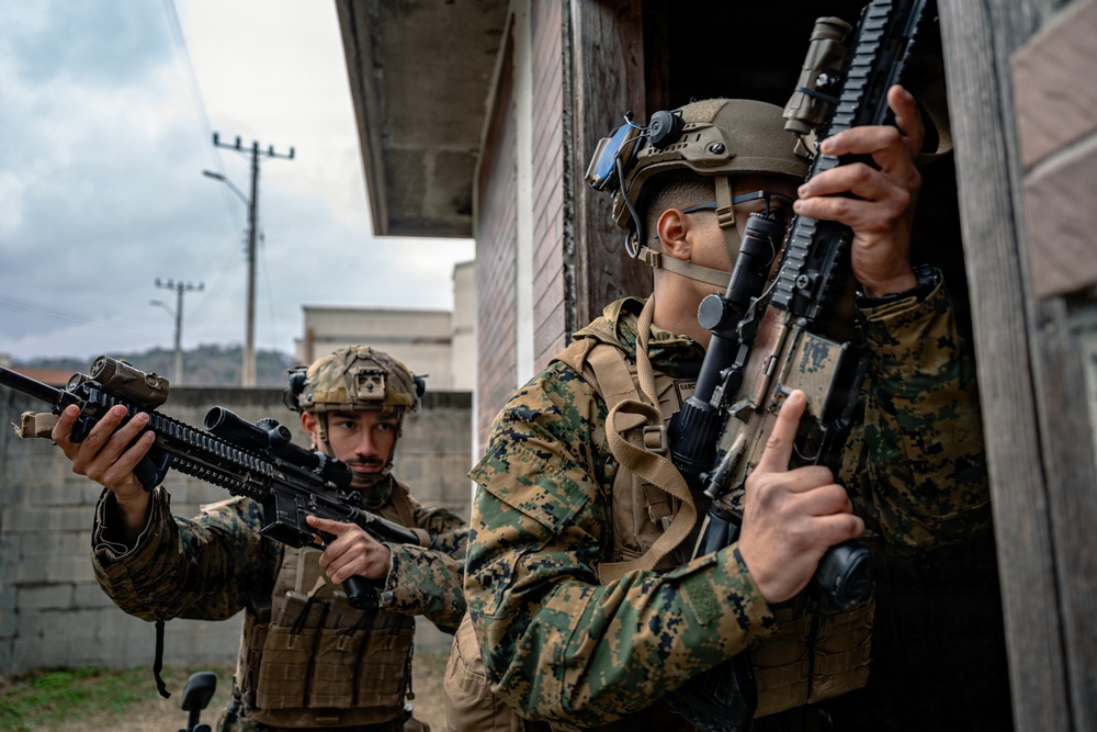 U.S. Marines Conduct Urban Operations Training on Camp Rodriguez