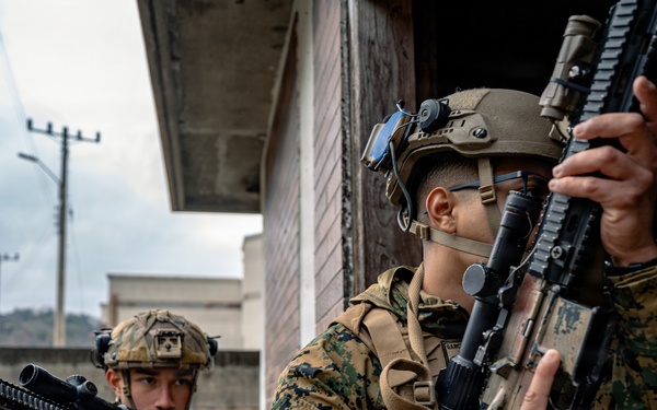 U.S. Marines Conduct Urban Operations Training on Camp Rodriguez