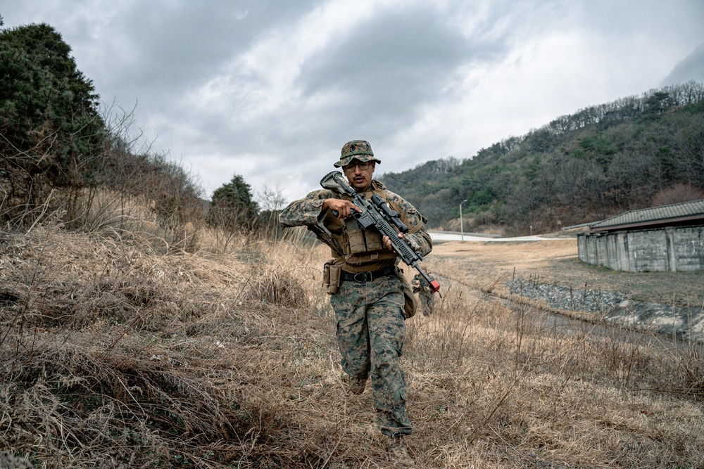 U.S. Marines Conduct Urban Operations Training on Camp Rodriguez