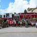 Military home school students tour Andersen AFB