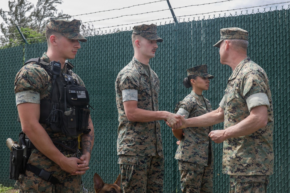 The 38th ACMC Visits Marine Corps Base Hawaii 2026