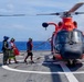 USCGC Midgett crew prepares to transfer suvivors to Weno