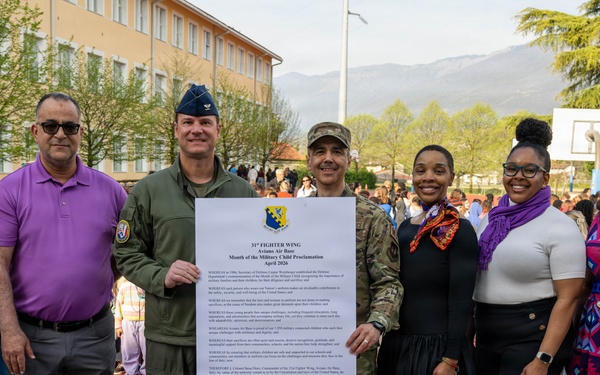 Aviano celebrates ‘Month of the Military Child’