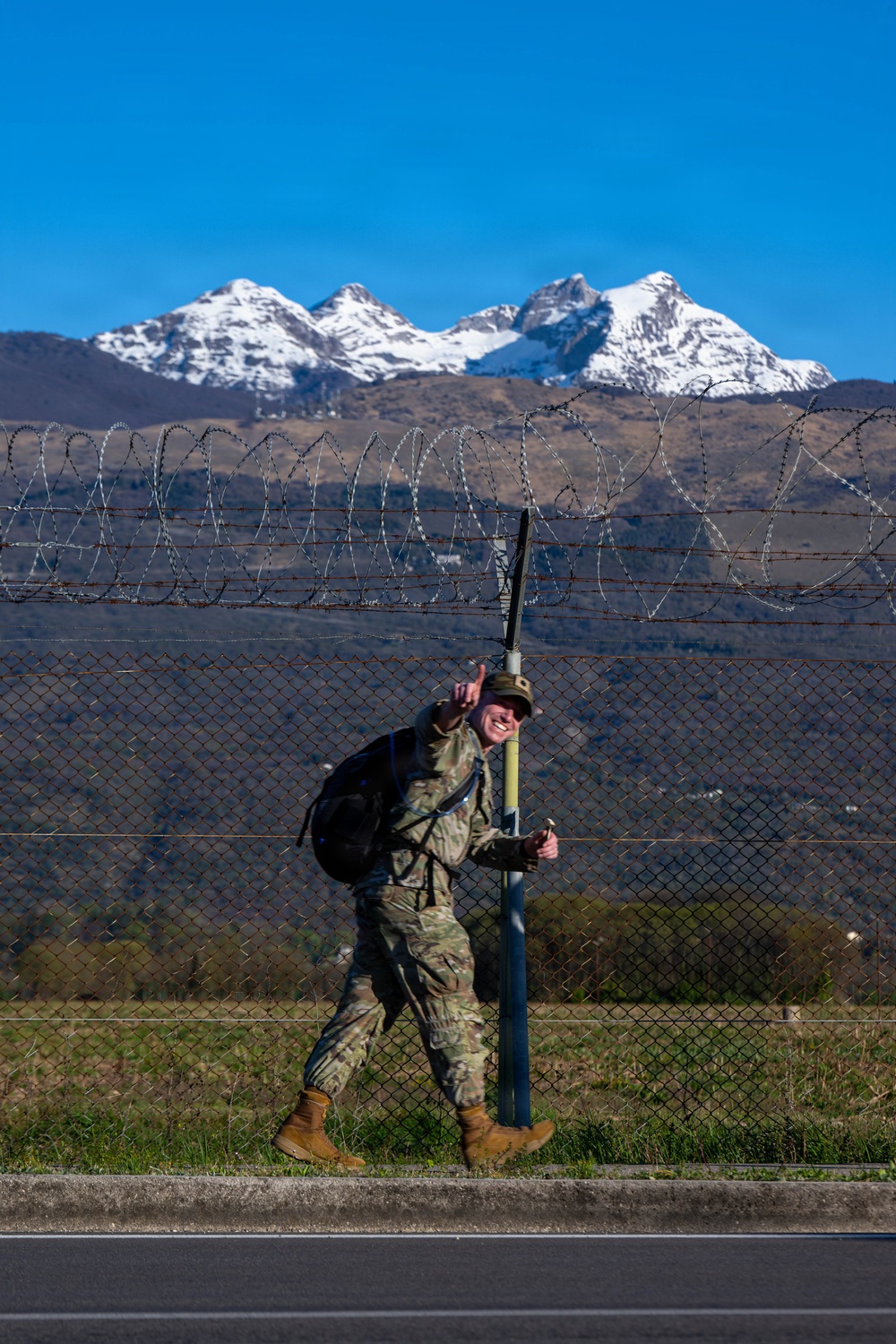 Aviano hosts 3rd annual Norwegian foot march