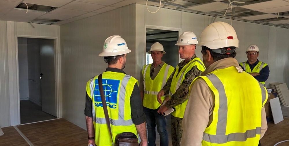 NAVFAC EURAFCENT OPS Visits ROICC Souda Bay