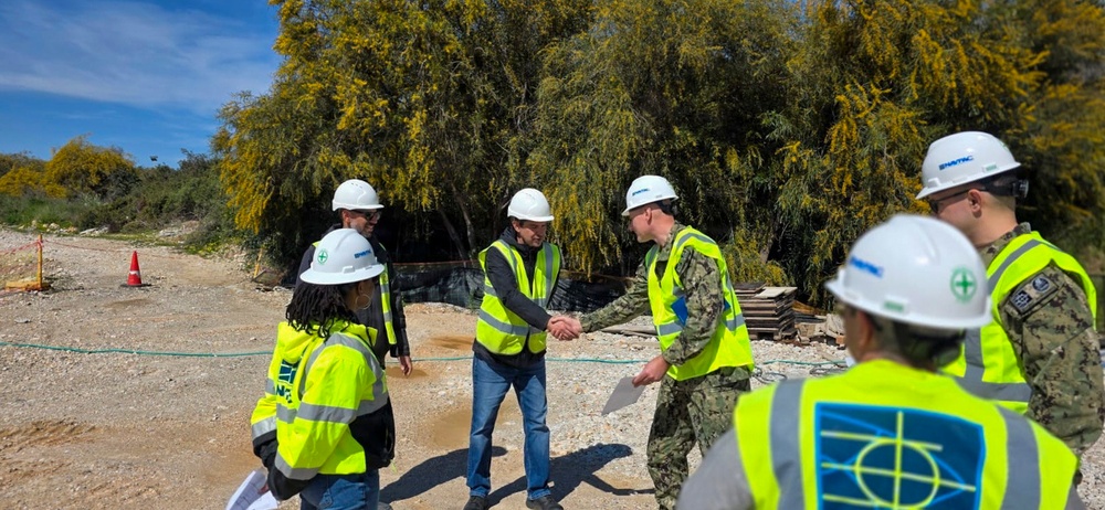NAVFAC EURAFCENT OPS Visits ROICC Souda Bay