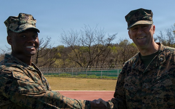 KMEP 26.1: Marines with 3rd MLG presented challenge coins