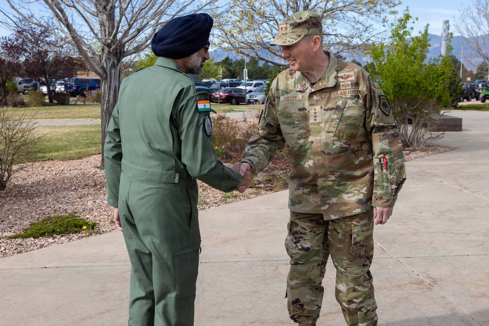 Indian Air Force Air Chief Marshal Amar Preet Singh visits North American Aerospace Defense Command