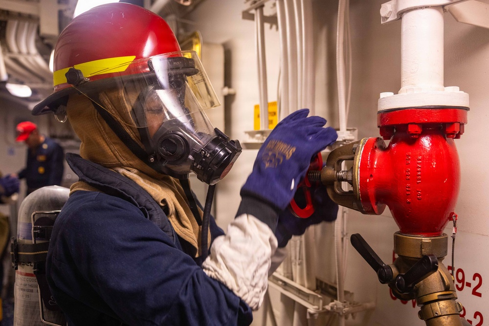 USS Rafael Peralta (DDG 115) General Quarters Drill