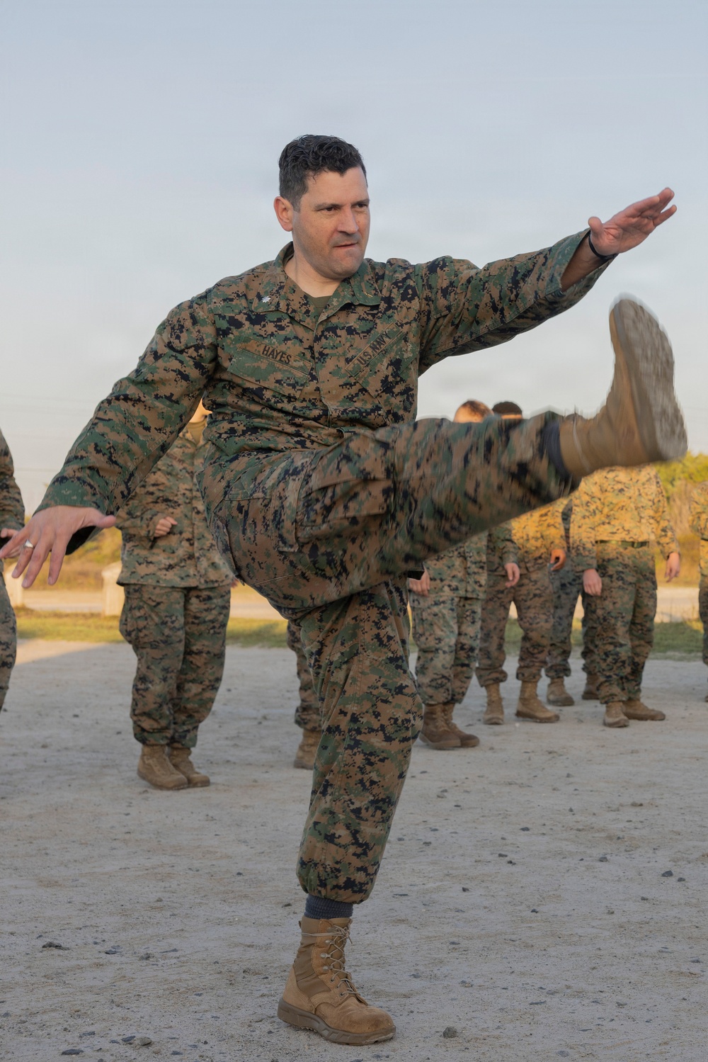 II Marine Expeditionary Force Support Battalion Physical Readiness PT