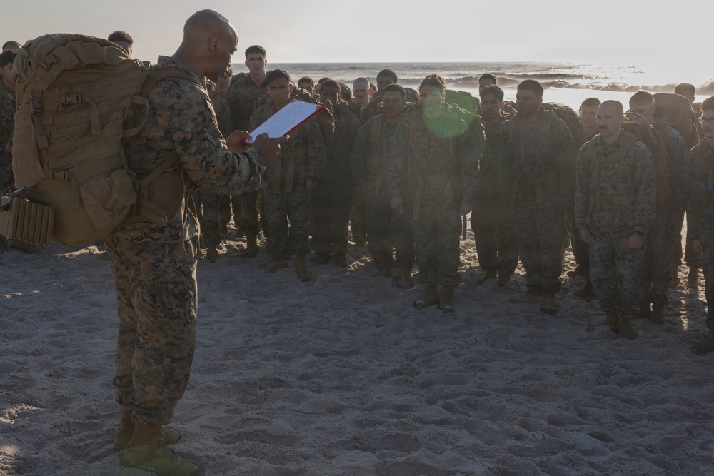 II Marine Expeditionary Force Support Battalion Physical Readiness PT