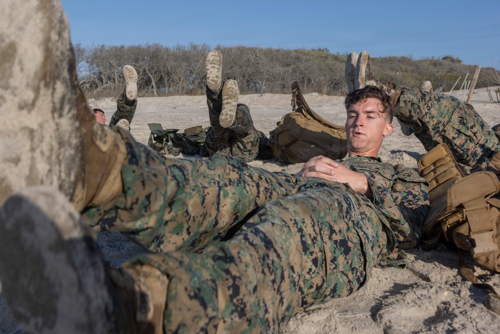 II Marine Expeditionary Force Support Battalion Physical Readiness PT