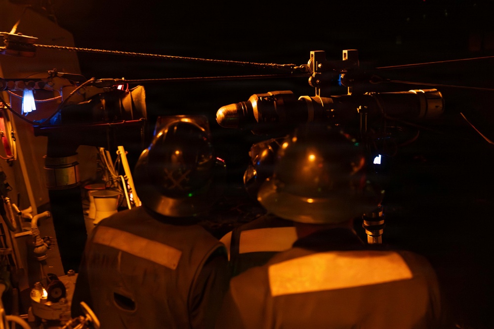 USS Rafael Peralta RAS with USNS John Lewis