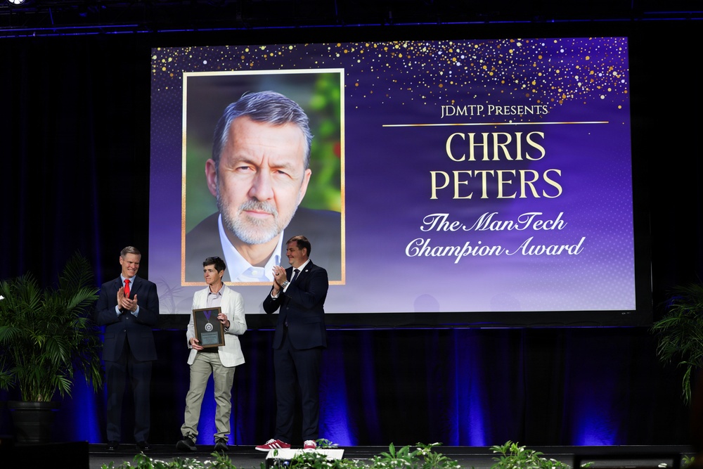 ManTech Champion Award Winner, Chris Peters: Accepted on Behalf of Peters by Adele Ratcliff