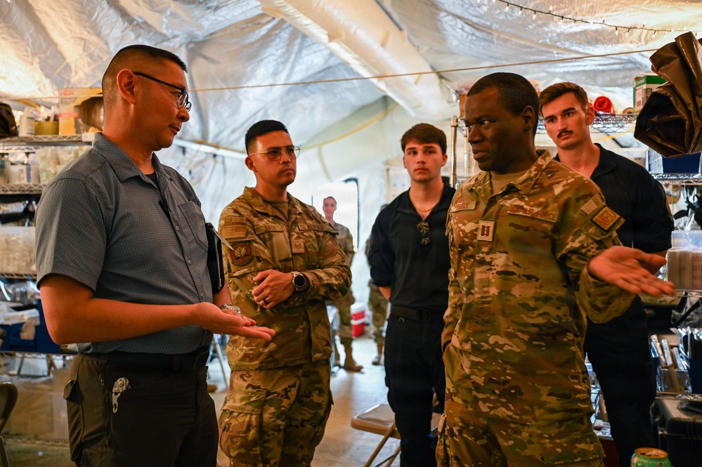 JTF Surgeon General Tours the 346th EABS Medical Facilities