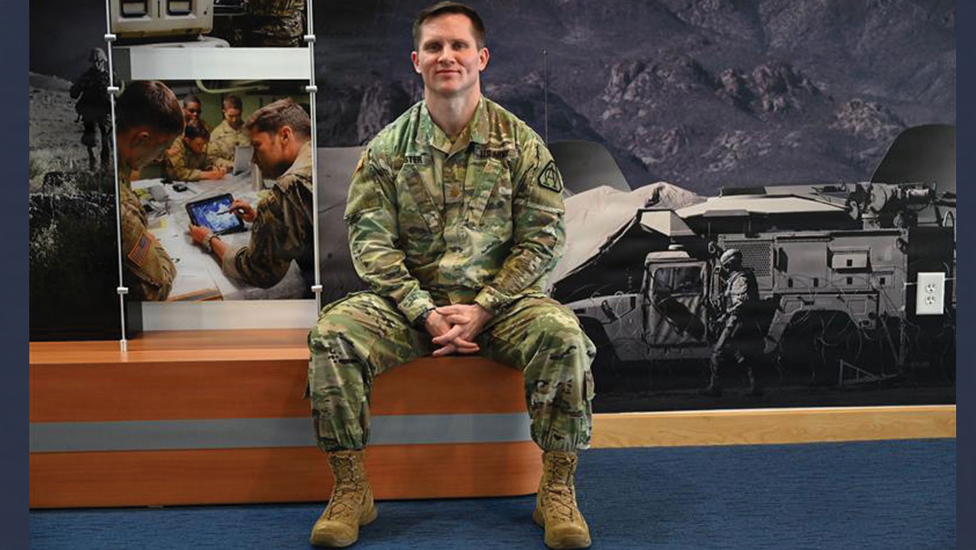 MAJ Chris Foster, Assistant Product Manager for Product Manager Intelligence Systems (PdM IS), has been with Project Management Intel Systems & Analytics (PM IS&A) for one year. The Army National Guard Reservist supports his product office and specifically supports the Tactical Intelligence Targeting Access Node (TITAN) program.