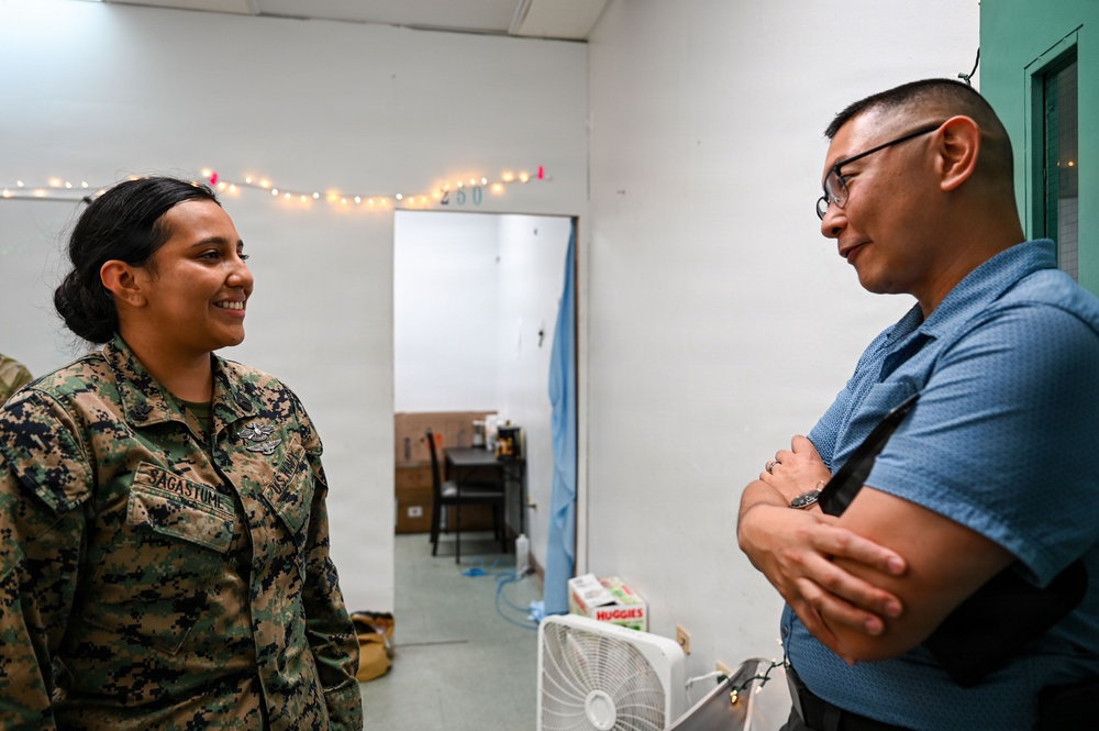 JTF Surgeon General Tours the 346th EABS Medical Facilities