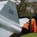 RAF Alconbury F-5E Tiger II replica removal and donation