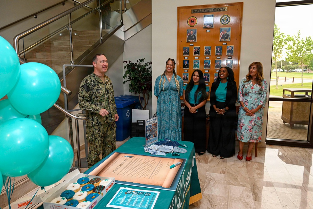 NAVSTA Rota SAAPM Proclamation Signing