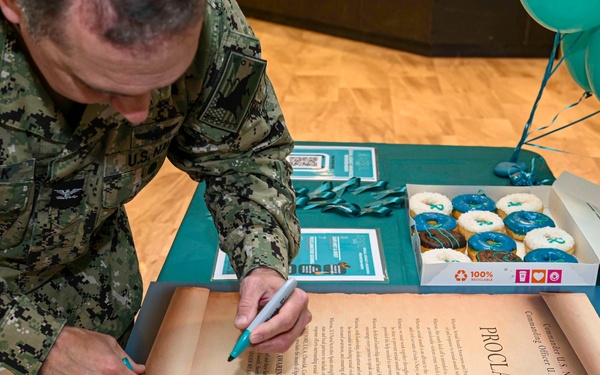 NAVSTA Rota SAAPM Proclamation Signing