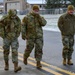 174th Attack Wing Airmen conduct FOD walk in winter conditions
