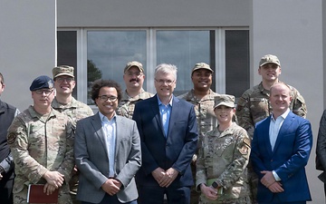 Secretary of the Air Force Troy Meink visits Airmen at Wright-Patterson AFB