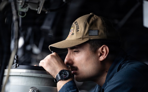 John P. Murtha gets underway for Artemis II recovery