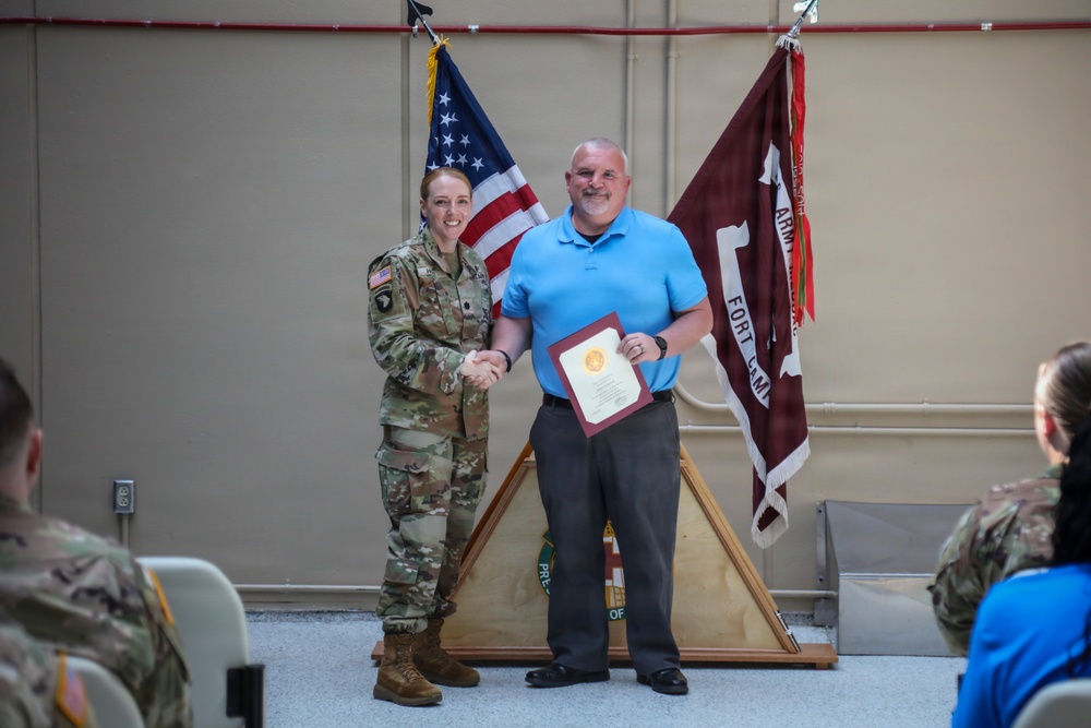 BACH Conducts Monthly Award Ceremony