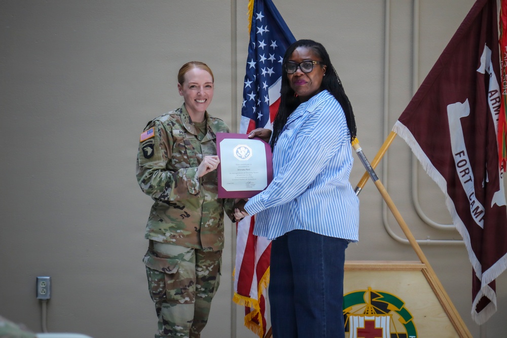 BACH Conducts Monthly Award Ceremony