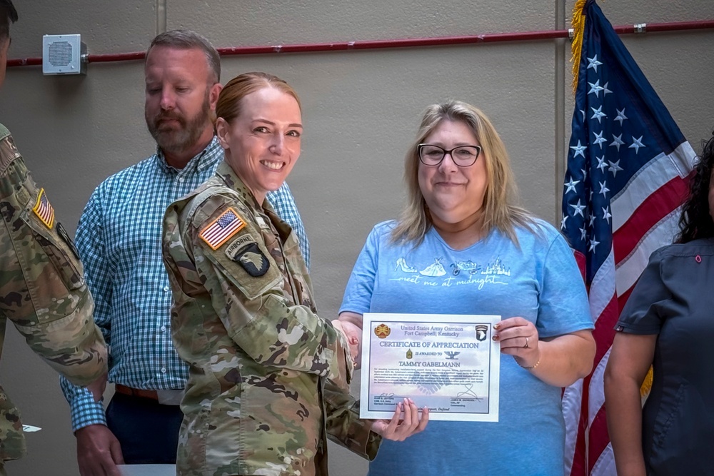 BACH Conducts Monthly Award Ceremony