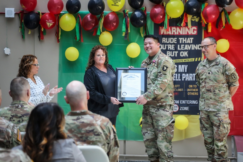 BACH Hosts Going Away Ceremony