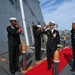 USS Anchorage conducts change of command ceremony