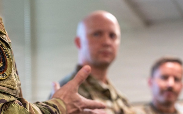 CMSAF David Wolfe visits MEPS Fort Sam Houston