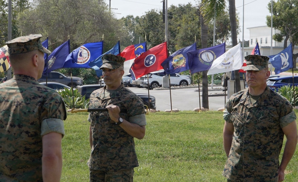 5th Battalion, 14th Marines Conducts Relief and Appointment Ceremony