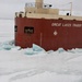 Coast Guard continues to break ice in Lake Michigan