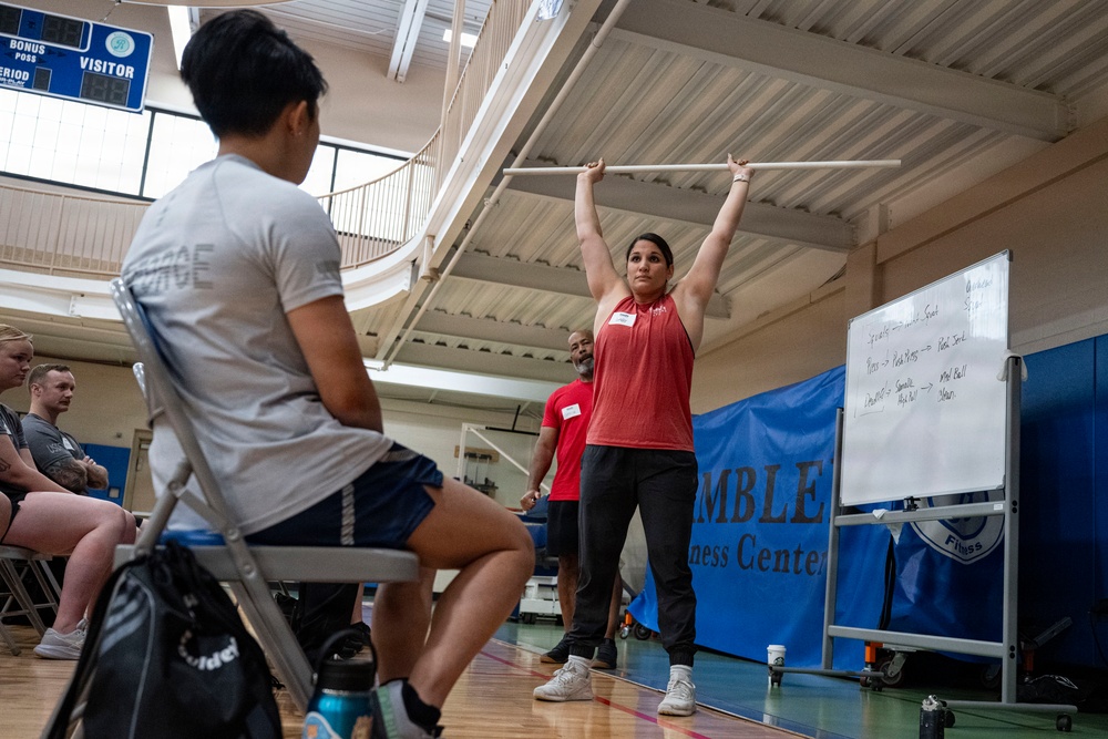 Space Force CrossFit training day