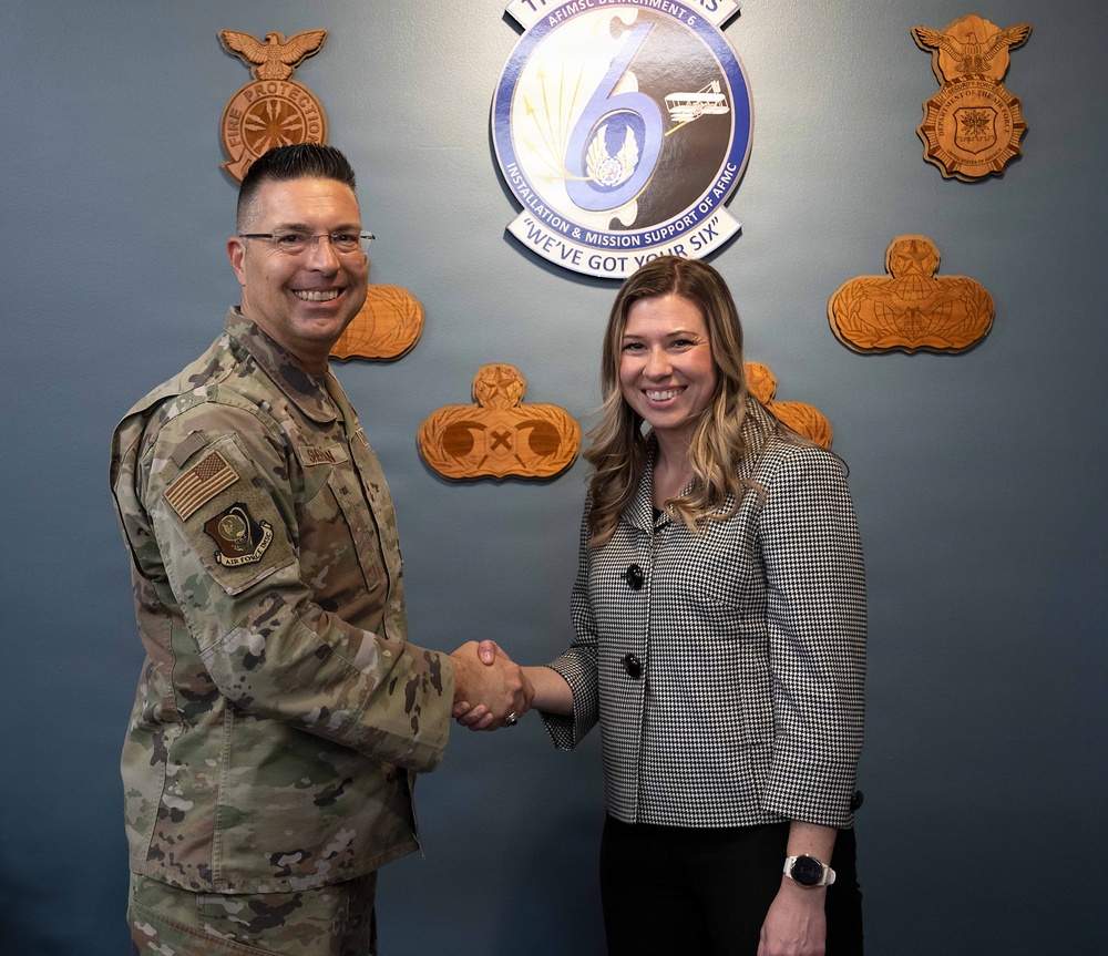 AFIMSC leaders recognize Detachment 6 excellence